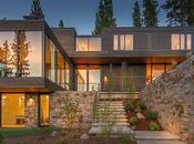 Casa Minimalista frente Lago Tahoe Minimal Style House front Lake