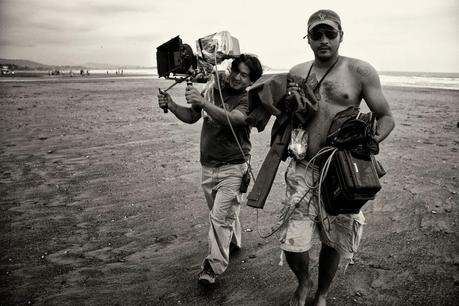 Iván Garcés: Fotografiando Pescador (fotos de producción)*