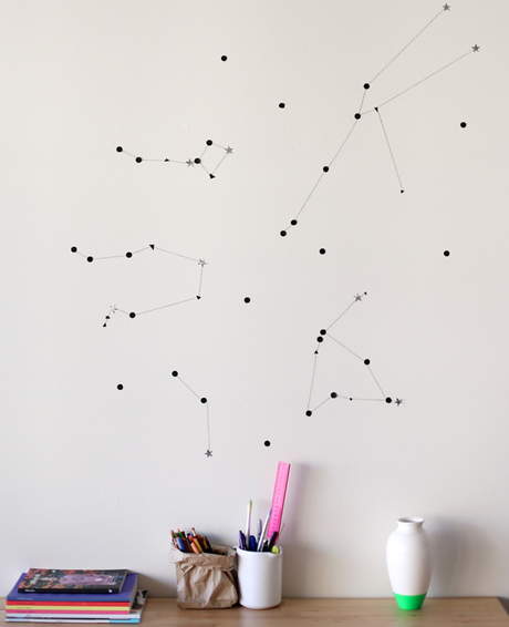 DIY: STAR WALL CONSTELLATION