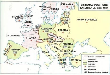 Dictaduras Europa 1930