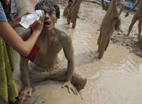Fútbol-barro en China