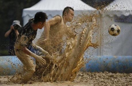 Fútbol-barro en China