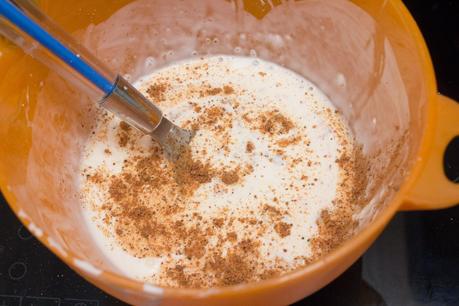 Pastel de quesos, jamón y albaricoques