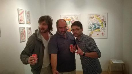 Judas rodeado de apóstoles