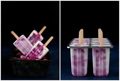 Polos de mascarpone y frutos del bosque Polos de mascarpone y frutos del bosque
