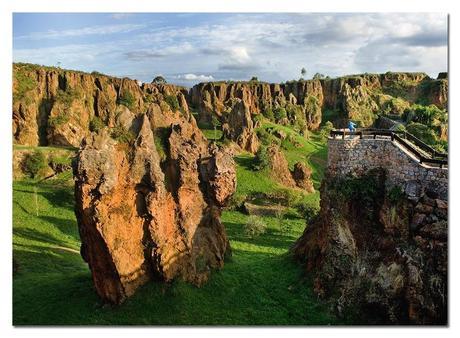 Parque natural de Cabárceno, paisaje minero