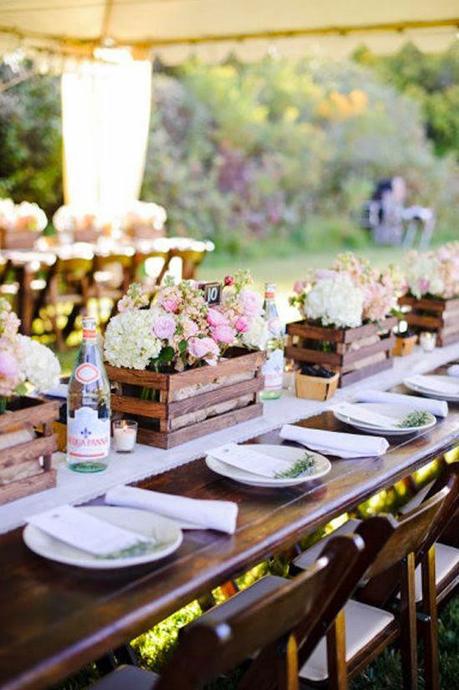 Centros con Cajas de Madera