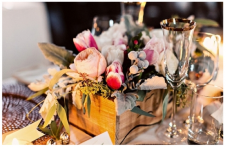 Centros con Cajas de Madera