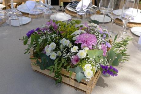 Centros con Cajas de Madera