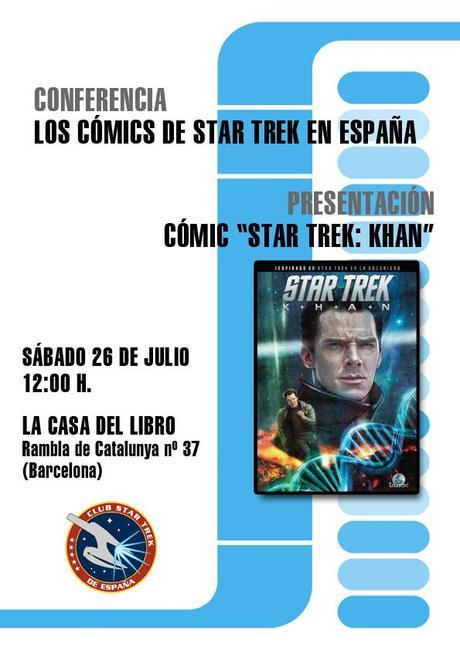 presentacion comic Star Trek Khan
