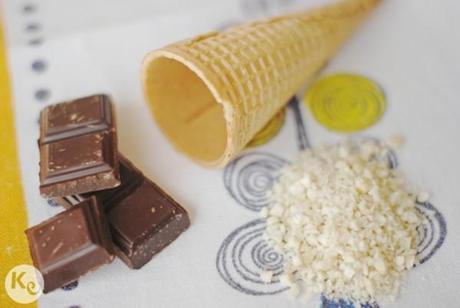 Chocolate ice cream cones #eat #summer Chocolate ice cream cones #eat #summer