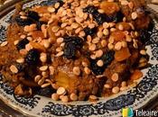Tajin pollo frutos secos Marruecos
