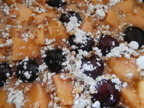 Cake con frutas de verano