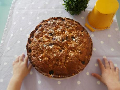 Cake con frutas de verano