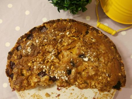 Cake con frutas de verano