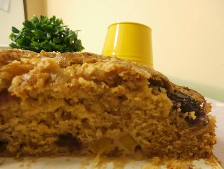 Cake con frutas de verano