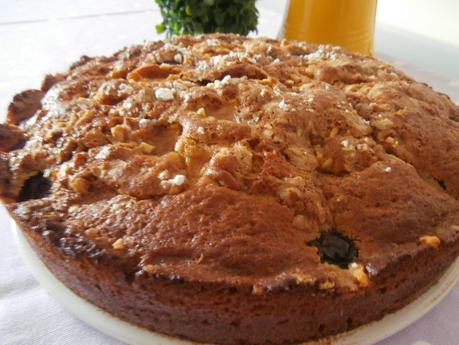 Cake con frutas de verano