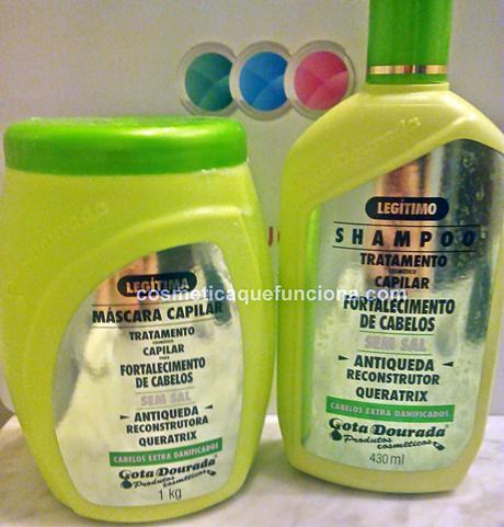 Champú y acondicionador anticaída Queratrix Gouta Daurada. Champú y acondicionador anticaída Queratrix Gouta Daurada.