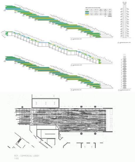 Lobby y Escalera Interior del hotel Nishi, by March Studio