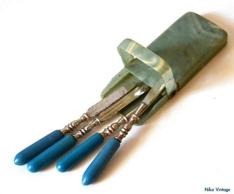 set manicura vintage