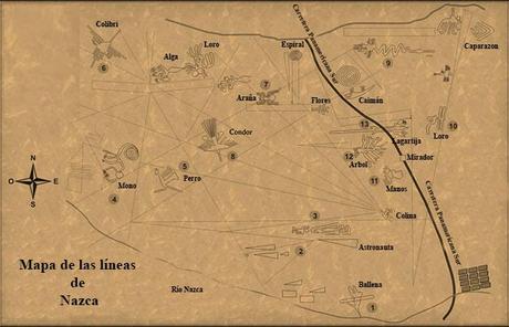 mapa lineas de nazca