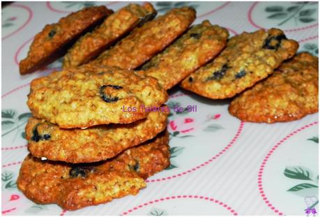 GALLETAS DE AVENA, AVELLANAS Y ARÁNDANOS