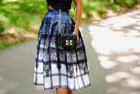 Midi skirt.