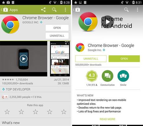 google-play-chrome-app-antes-ahora-diseño-material