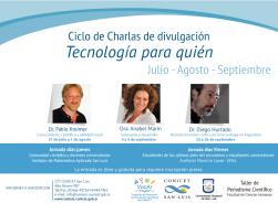 afiche ciclo