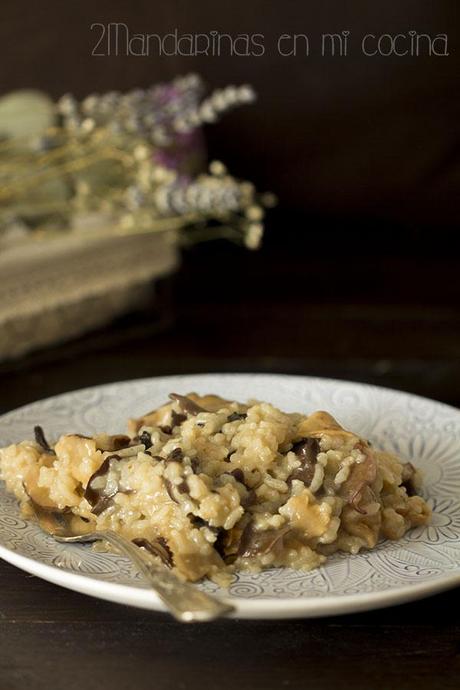 Risotto con setas con Thermomix