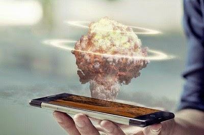 Takee el telefono con imagenes en 3D