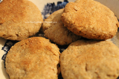 Galletitas integrales veganas