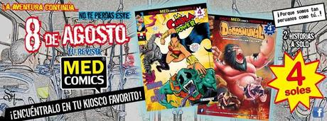 MED Comics , llegará como revista quincenal a a Kioscos