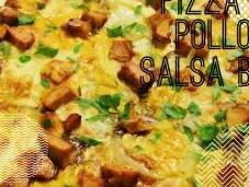 Pizza pollo salsa barbacoa