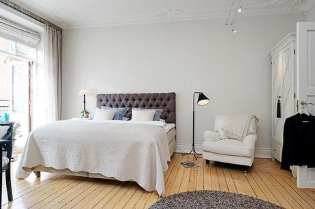 Un paso por la elegancia nordica. Un piso de decoracion elegante