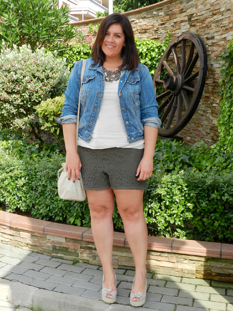 Shorts de encaje · Outfit