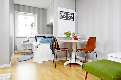 salón cocina comedor diáfano pisos pequeños diáfanos pisos de 40 metros estilo nordico mini pisos distribución diáfana pisos pequeños decoración pisos pequeños nórdicos decoración en gris nórdica blog decoración nórdica escandinva balcón cerrado salón 