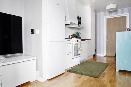 salón cocina comedor diáfano pisos pequeños diáfanos pisos de 40 metros estilo nordico mini pisos distribución diáfana pisos pequeños decoración pisos pequeños nórdicos decoración en gris nórdica blog decoración nórdica escandinva balcón cerrado salón 