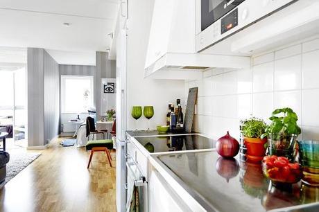 salón cocina comedor diáfano pisos pequeños diáfanos pisos de 40 metros estilo nordico mini pisos distribución diáfana pisos pequeños decoración pisos pequeños nórdicos decoración en gris nórdica blog decoración nórdica escandinva balcón cerrado salón 