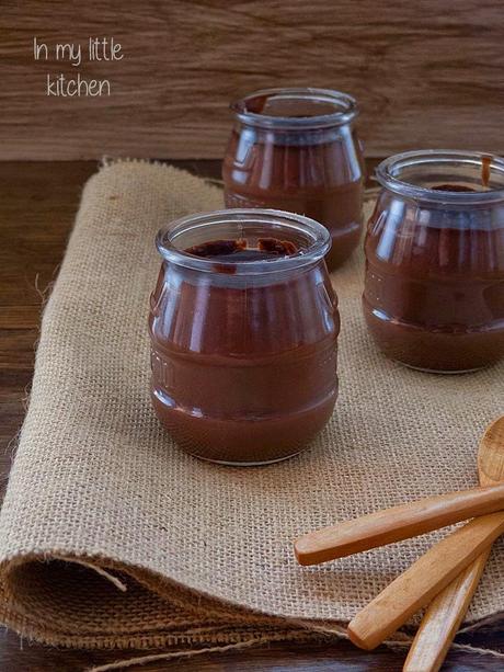 Natillas de chocolate