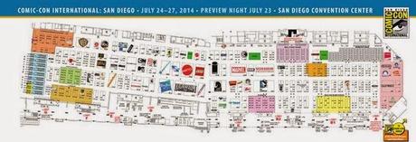 Mapas y horario de la San Diego Comic-Con 2014