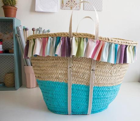 capazo esparto customizado