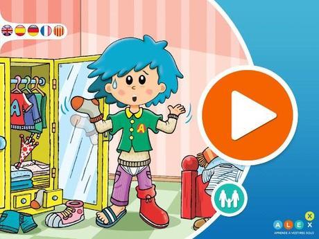 Ventana de inicio de la aplicación en la que se puede seleccionar el idioma y acceder a la zona para adultos donde se ofrece información adicional y recomendaciones.