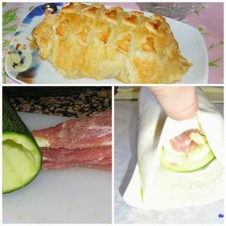 Calabacín y solomillo wellintong