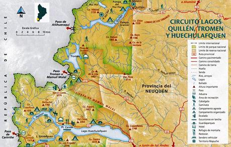 Los circuitos de los lagos neuquinos son un corredor turístico por excelencia.