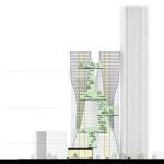 Arch2O Parramatta Proposal Urban Office ArchitectureSECTION