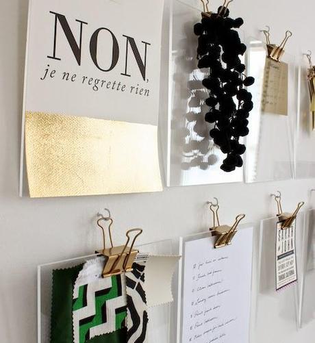 Blanco+negro+oro = Inspiraciones + DIY + whishlist