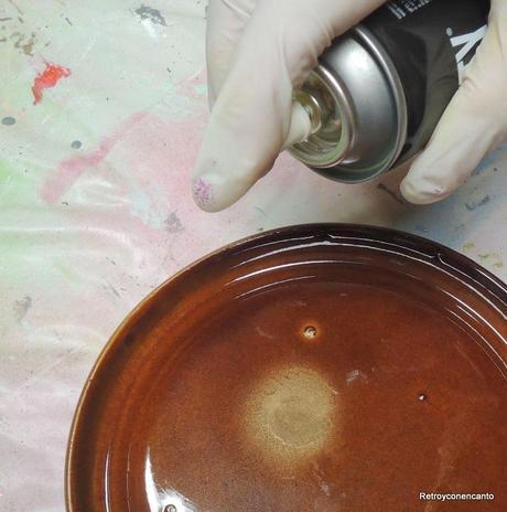 Finde frugal con campana de malla.