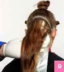 Pintar listones en el cabello paso a paso!!
