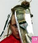 Pintar listones en el cabello paso a paso!!